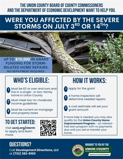 UC Storm damage flyer for seniors