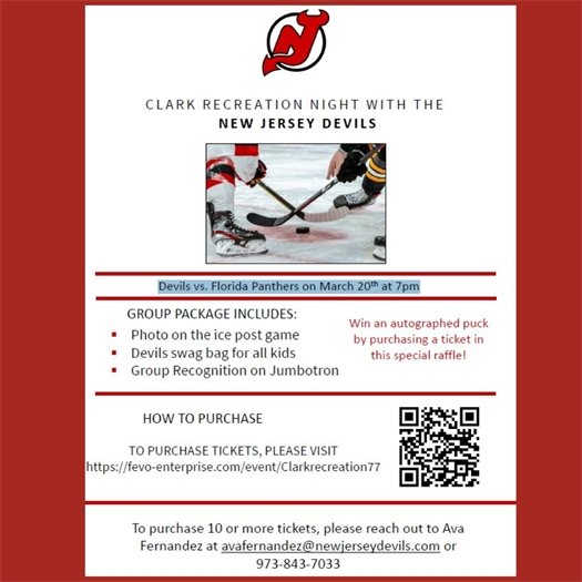 NJ Devils flyer