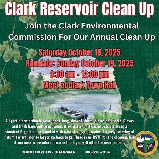 Fall reservoir clean up flyer